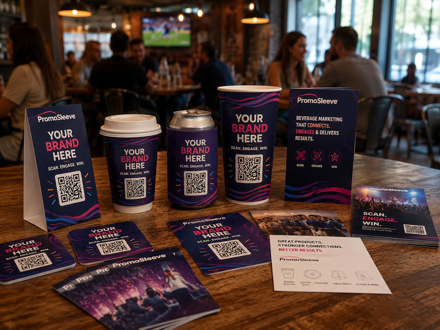 PromoSleeve turnkey event package with branded products